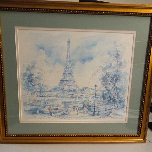 Paris-La Tour Eiffel Print - Picture 1 of 11